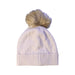 A Ivory Winter Hats from Mayoral in size 8Y for girl. (Back View)