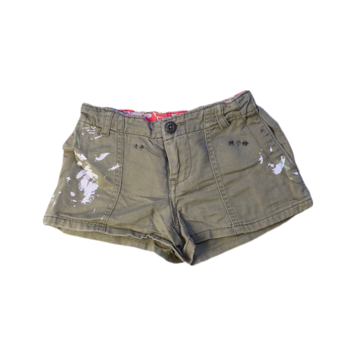A Green Shorts from Polo Ralph Lauren in size 3T for girl. (Front View)