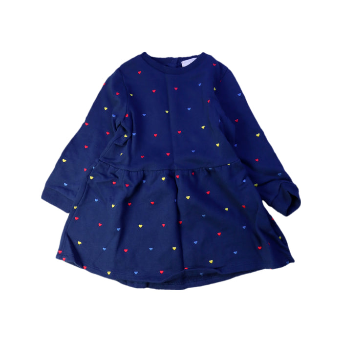 A Navy Long Sleeve Dresses from Stella McCartney in size 3T for girl. (Front View)