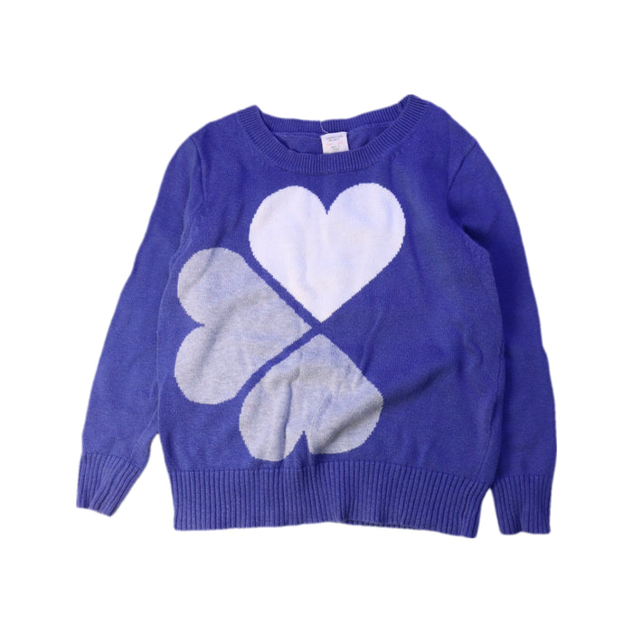 A Blue Crewneck Sweatshirts from Crewcuts in size 2T for girl. (Front View)