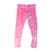 A Pink Leggings from Crewcuts in size 5T for girl. (Front View)