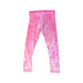 A Pink Leggings from Crewcuts in size 5T for girl. (Back View)