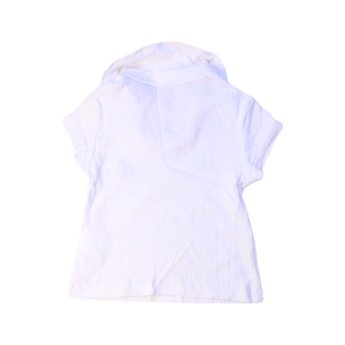 A White Short Sleeve Polos from Kangol in size 4T for girl. (Back View)