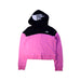 A Pink Hooded Sweatshirts from The North Face in size 14Y for girl. (Front View)