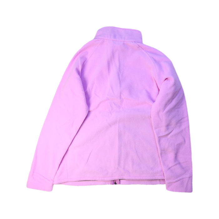 A Pink Lightweight Jackets from Mont-bell in size 7Y for girl. (Back View)