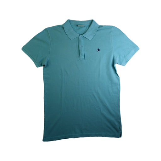 A Blue Short Sleeve Polos from Scotch & Soda in size 14Y for boy. (Front View)