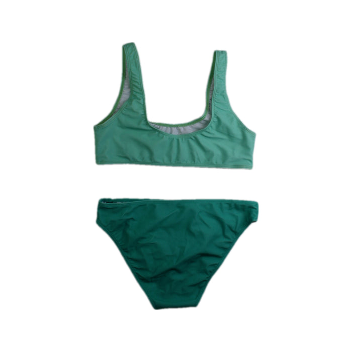 A Green Bikinis from Hundred Pieces in size 12Y for girl. (Back View)