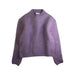 A Purple Knit Sweaters from Finger in the Nose in size 14Y for girl. (Front View)