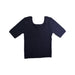 A Navy Short Sleeve Tops from Rylee + Cru in size 12Y for girl. (Back View)