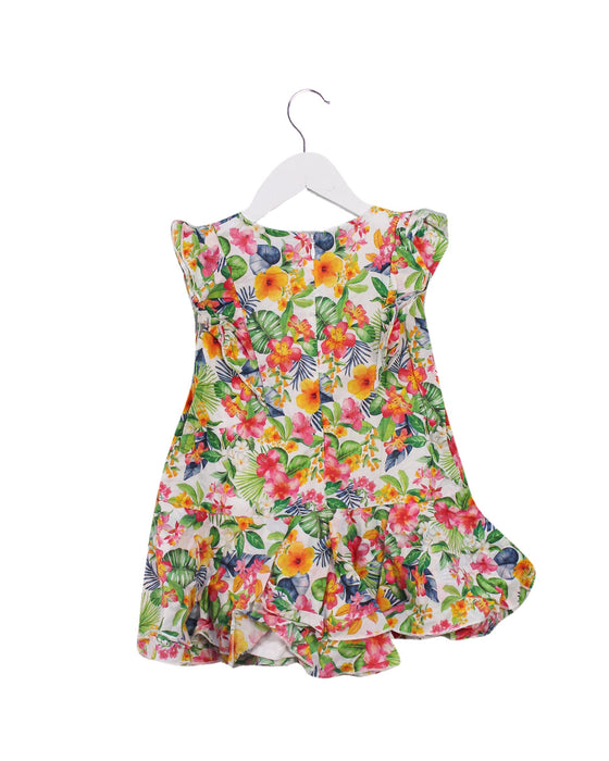 A Multicolour Short Sleeve Dresses from Mayoral in size 3T for girl. (Front View)