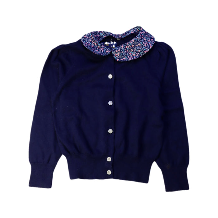 A Navy Cardigans from Polo Ralph Lauren in size 4T for girl. (Front View)