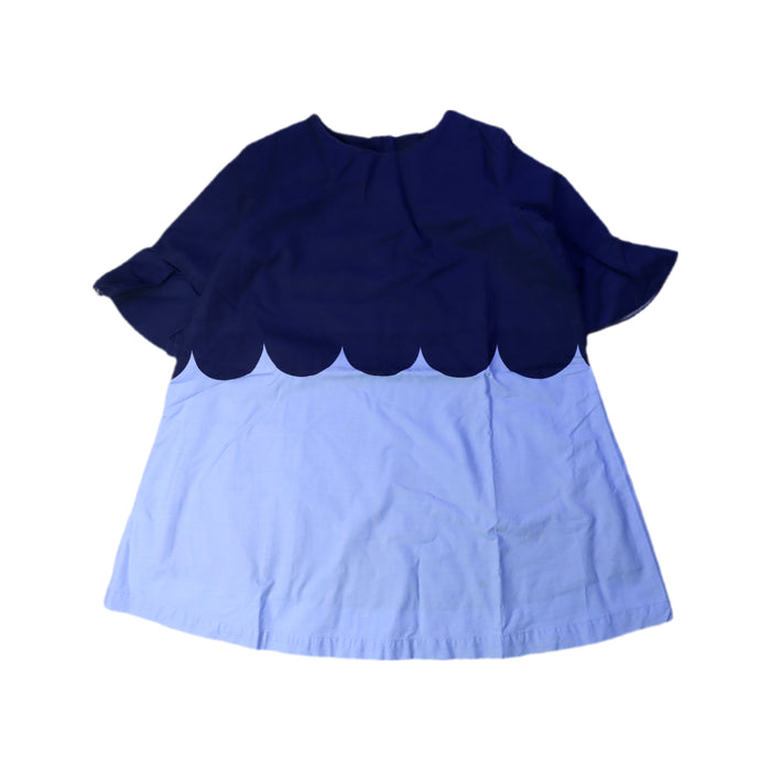 A Navy Short Sleeve Dresses from Marimekko in size 2T for girl. (Front View)