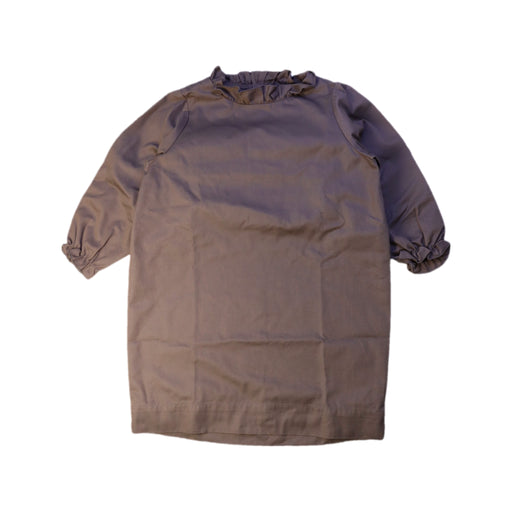 A Taupe Long Sleeve Dresses from FITH in size 4T for girl. (Front View)