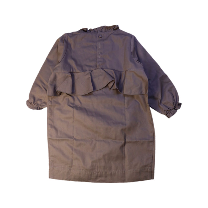 A Taupe Long Sleeve Dresses from FITH in size 4T for girl. (Back View)