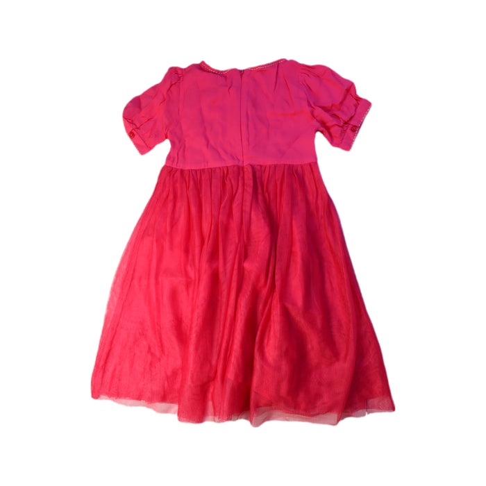 A Pink Short Sleeve Dresses from Boden in size 3T for girl. (Back View)