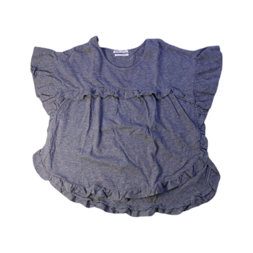 A Grey Short Sleeve Tops from FITH in size 5T for girl. (Front View)