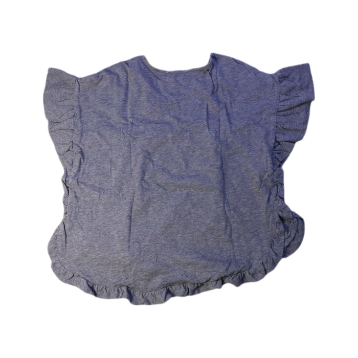 A Grey Short Sleeve Tops from FITH in size 5T for girl. (Back View)