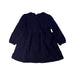 A Navy Long Sleeve Dresses from Jacadi in size 4T for girl. (Back View)
