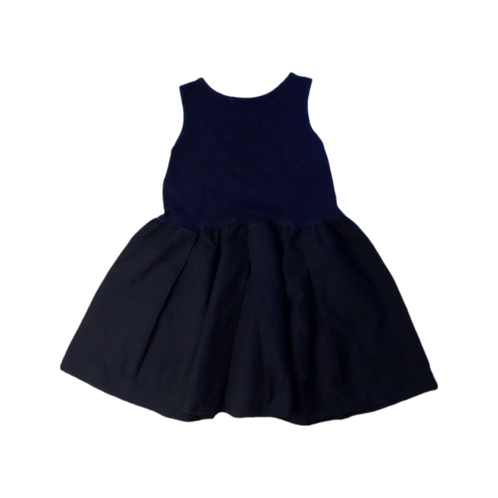 A Navy Sleeveless Dresses from FITH in size 4T for girl. (Back View)