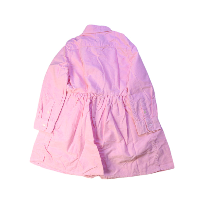 A Pink Long Sleeve Dresses from Ralph Lauren in size 4T for girl. (Back View)