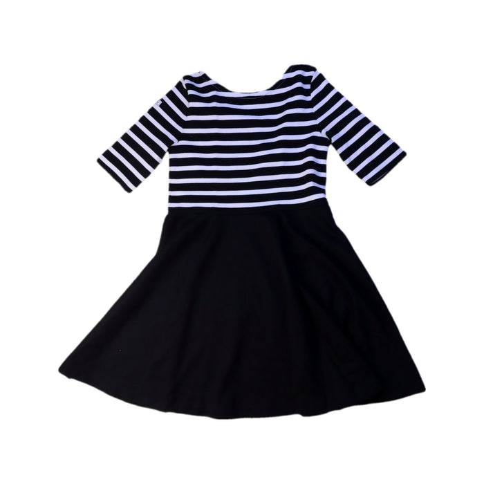 A Black Long Sleeve Dresses from Polo Ralph Lauren in size 6T for girl. (Front View)