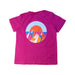 A Pink Short Sleeve T Shirts from Jacadi in size 4T for girl. (Back View)