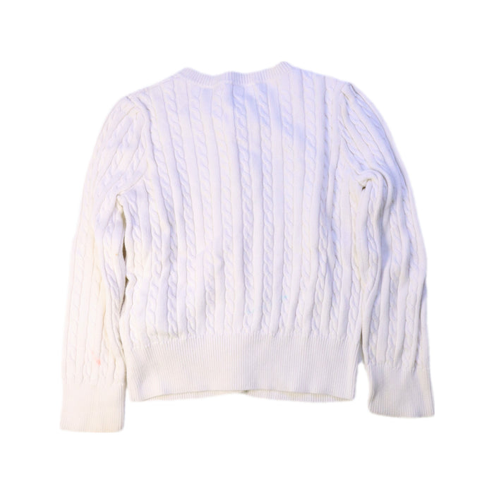A White Cardigans from Polo Ralph Lauren in size 4T for girl. (Back View)