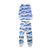 A Blue Pyjama Sets from Hanna Andersson in size 4T for boy. (Back View)
