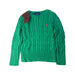 A Green Knit Sweaters from Ralph Lauren in size 4T for boy. (Front View)