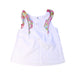 A White Sleeveless Tops from Jacadi in size 2T for girl. (Back View)