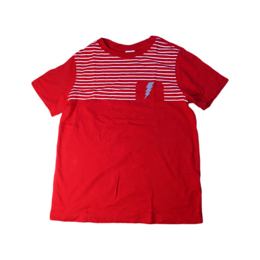 A Red Short Sleeve T Shirts from Hanna Andersson in size 8Y for girl. (Front View)