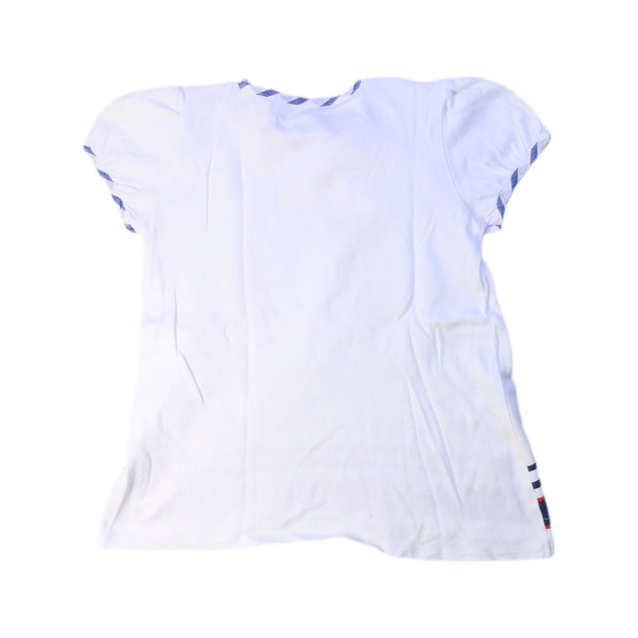A White Short Sleeve T Shirts from Comme Ca Fossette in size 2T for girl. (Back View)