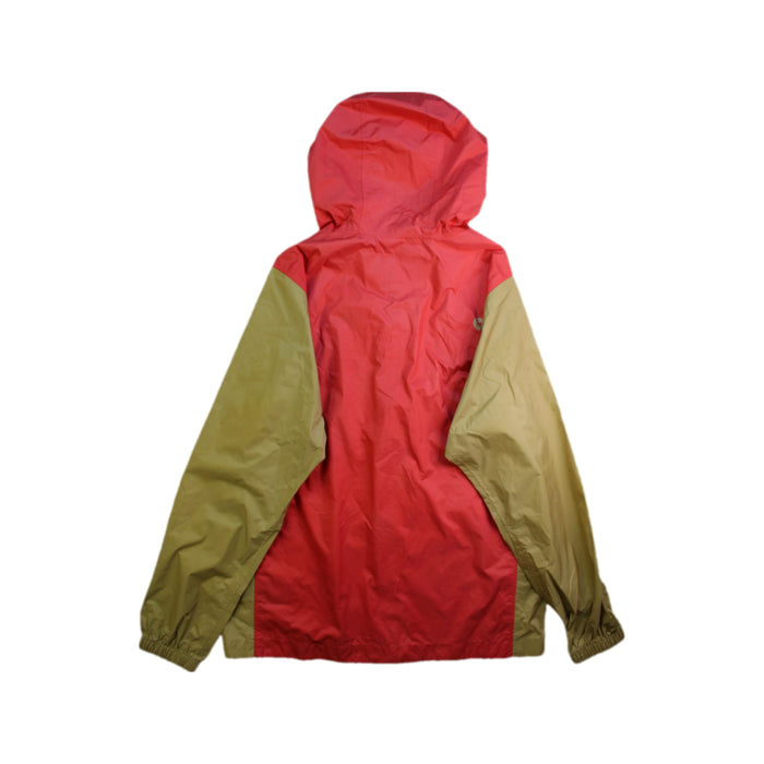 A Beige Rain Jackets from Marmot in size 10Y for neutral. (Back View)