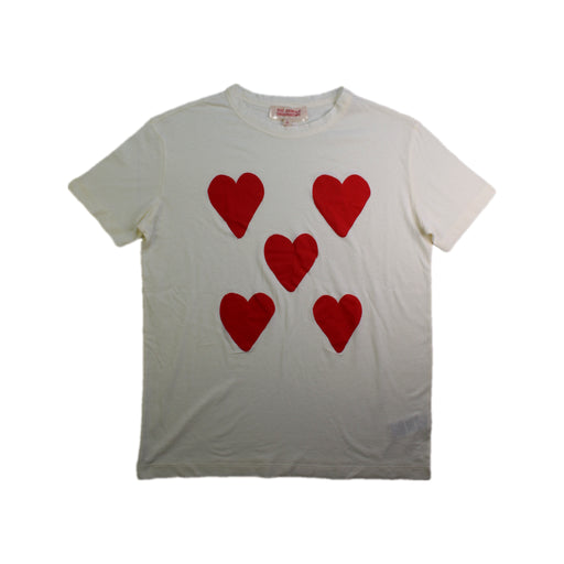A Red Short Sleeve T Shirts from The Animals Observatory in size 12Y for girl. (Front View)