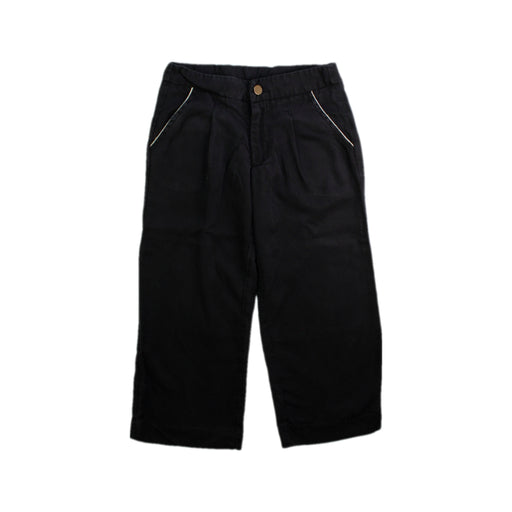 A Black Casual Pants from Excuse My French in size 4T for girl. (Front View)