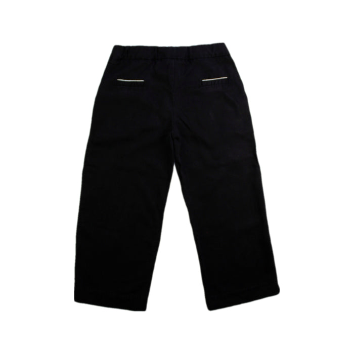 A Black Casual Pants from Excuse My French in size 4T for girl. (Back View)