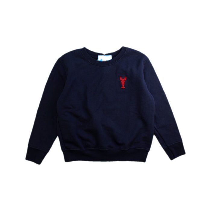 A Navy Crewneck Sweatshirts from Kiel James Patrick in size 2T for boy. (Front View)