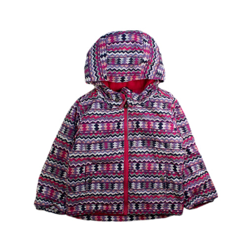 A Pink Ski Jackets from Columbia in size 3T for girl. (Front View)