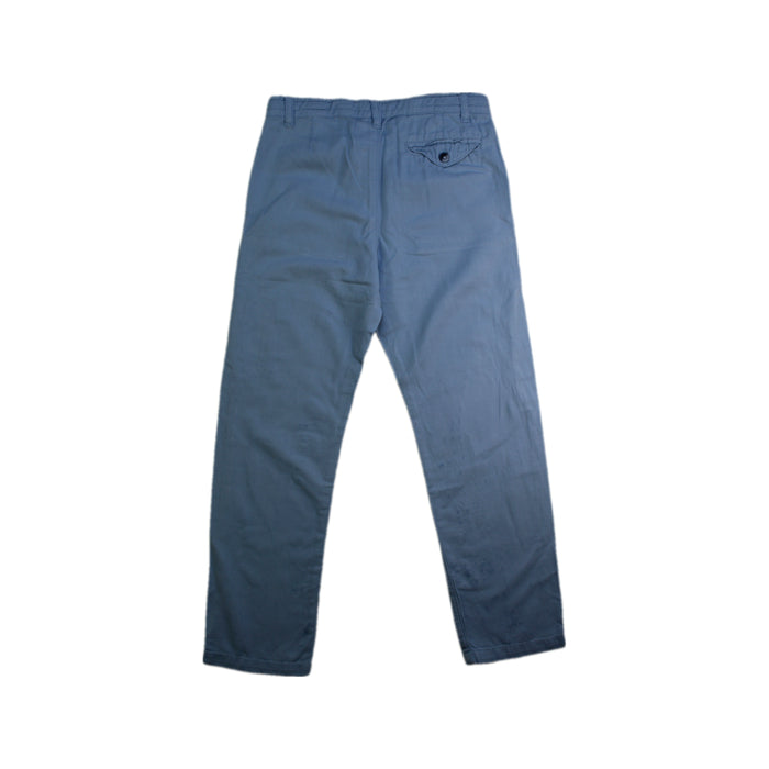 A Blue Casual Pants from Mayoral in size 7Y for boy. (Back View)