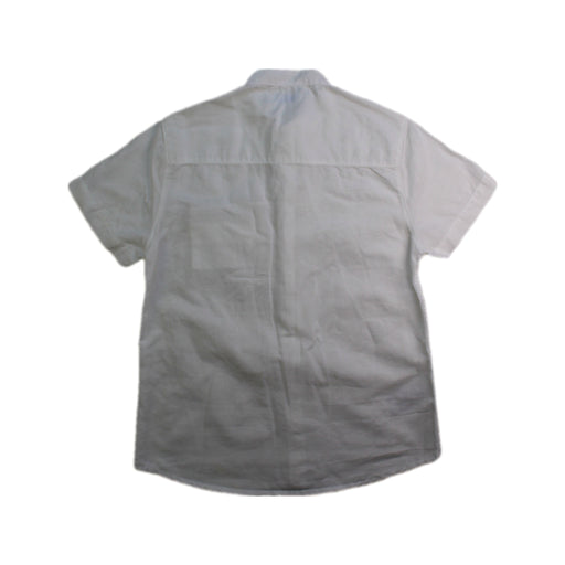 A White Short Sleeve Shirts from Mayoral in size 5T for boy. (Back View)