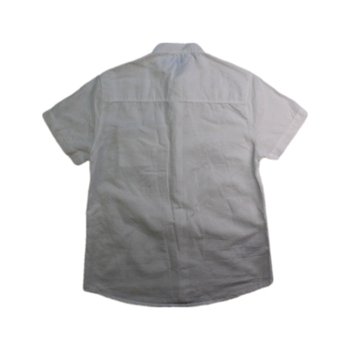A White Short Sleeve Shirts from Mayoral in size 5T for boy. (Back View)