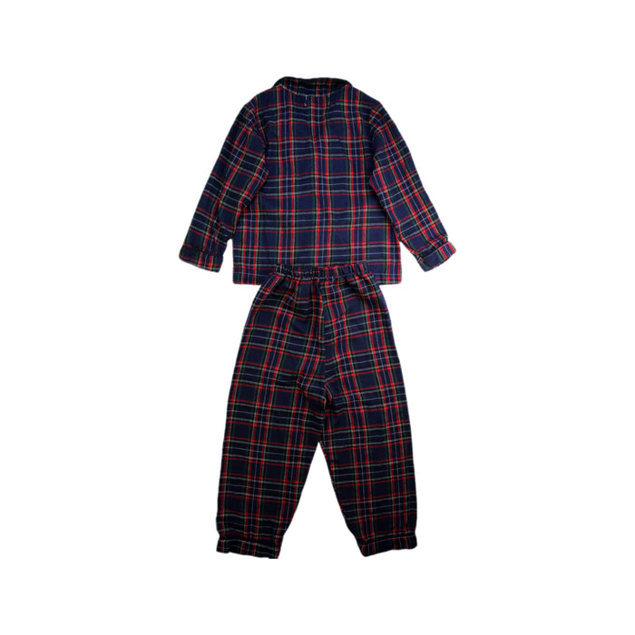 A Navy Pyjama Sets from Beau KID in size 5T for boy. (Back View)