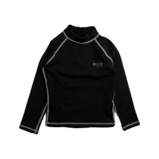 A Black Rash Guards from Minnex in size 4T for neutral. (Front View)