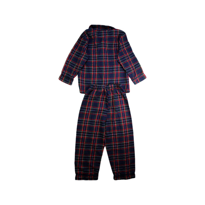 A Navy Pyjama Sets from Beau KID in size 6T for boy. (Back View)