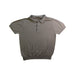 A Beige Short Sleeve Polos from Mayoral in size 7Y for boy. (Front View)