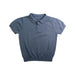 A Blue Short Sleeve Polos from Mayoral in size 7Y for boy. (Front View)