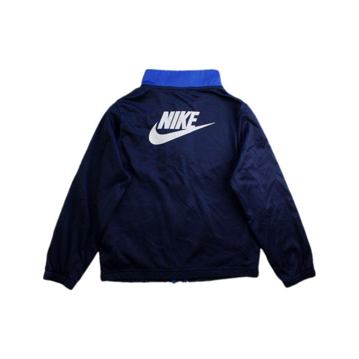 A Blue Lightweight Jackets from Nike in size 6T for boy. (Back View)