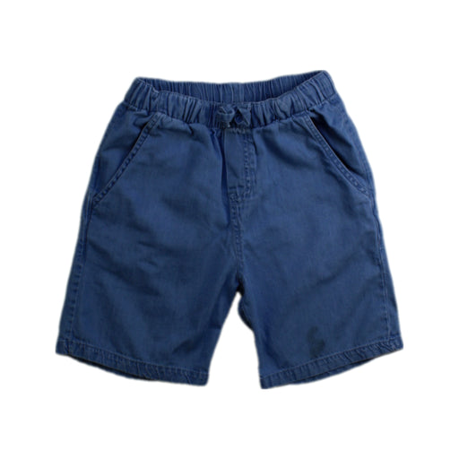 A Blue Shorts from Mayoral in size 5T for boy. (Front View)