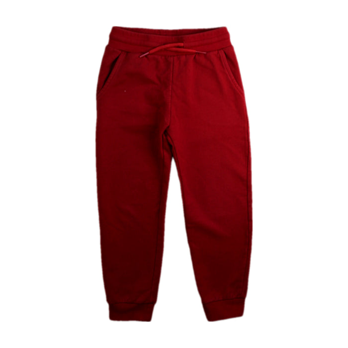 A Red Casual Pants from Mayoral in size 4T for boy. (Front View)