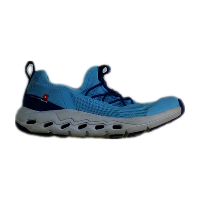 A Blue Sneakers from On in size 6T for boy. (Front View)